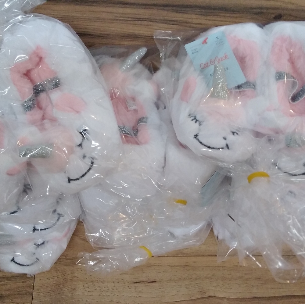 unicorn slippers 12-24 mo